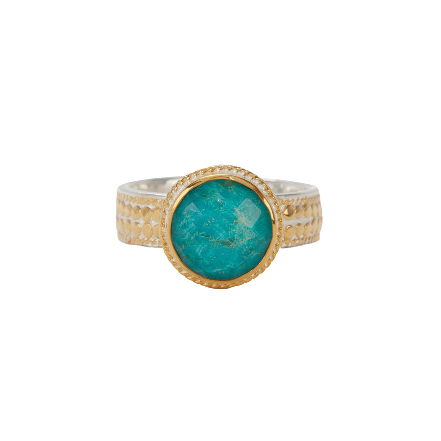 Blue Chrysoprase Cocktail Ring