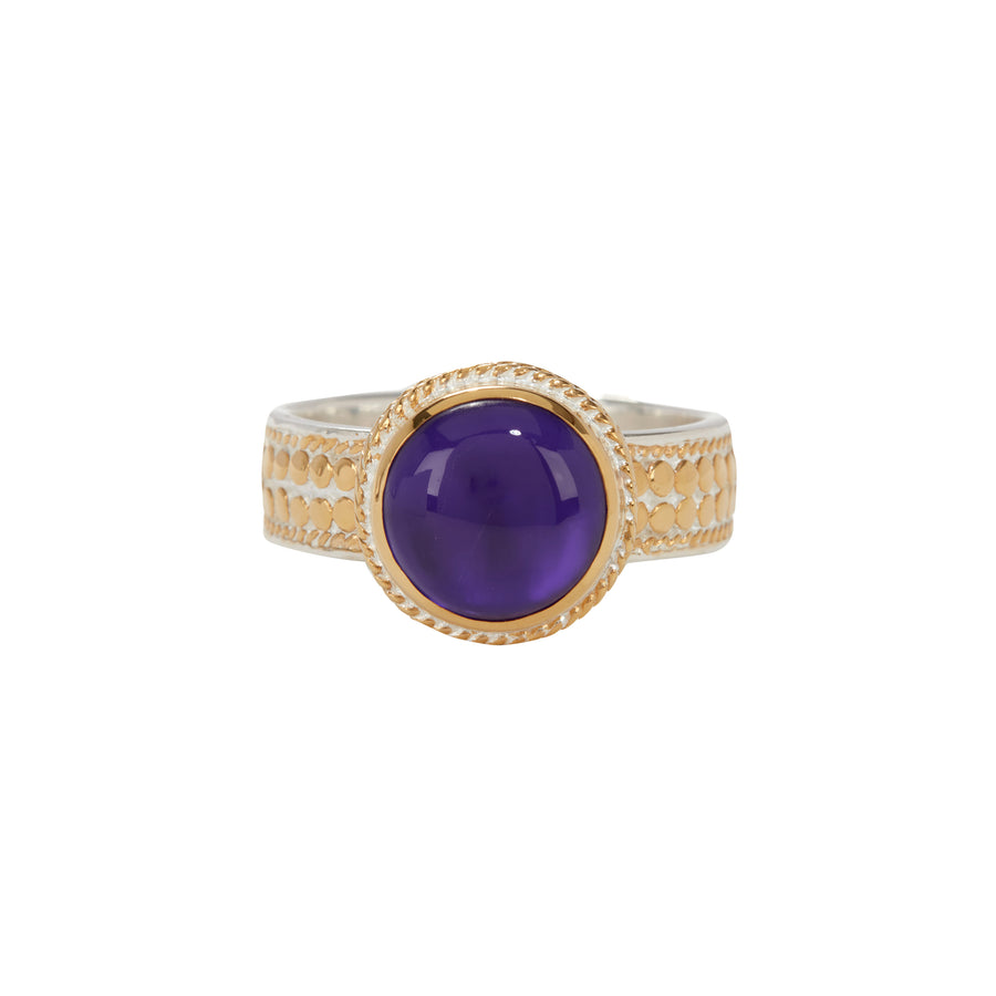 Purple Quartz Cocktail Ring