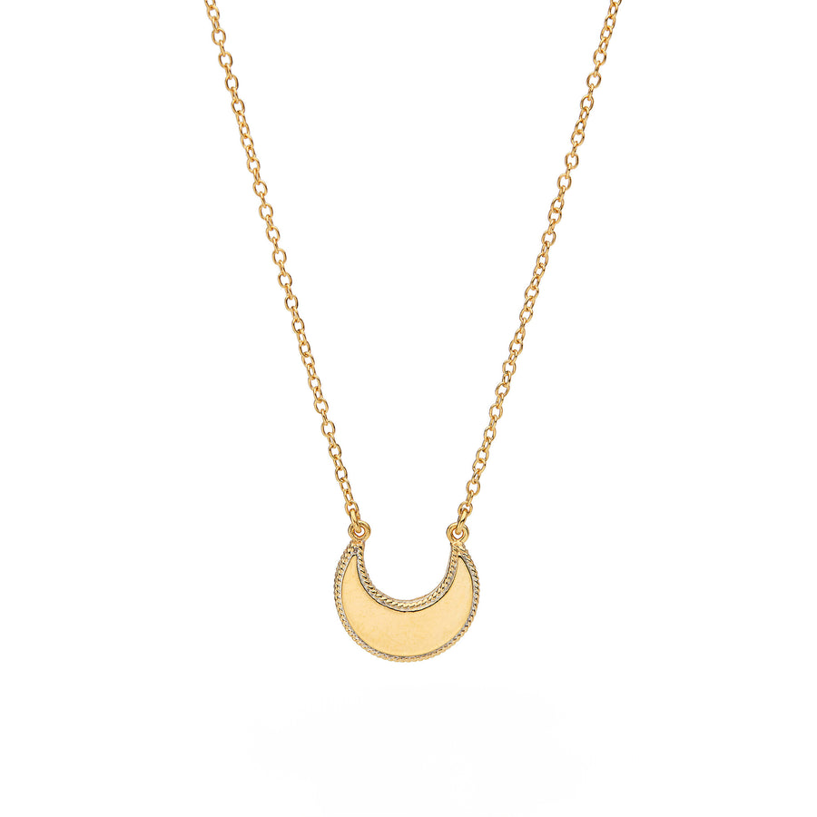 Classic Crescent Necklace - Gold