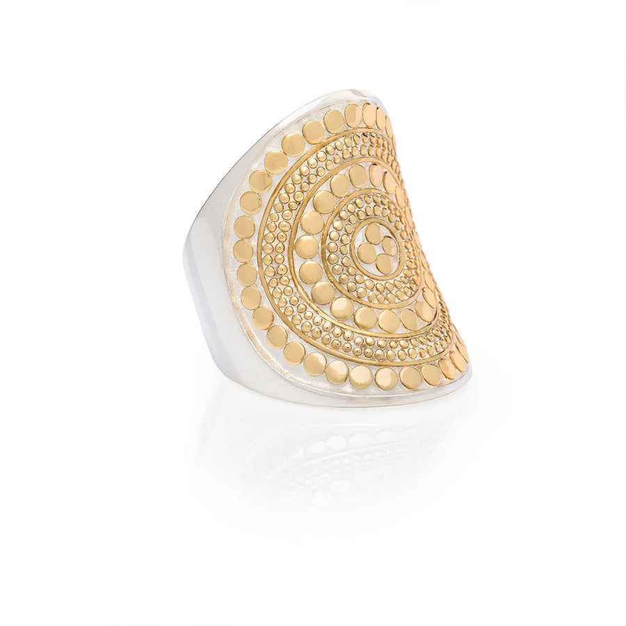 Classic Saddle Ring, Gold Jewelry