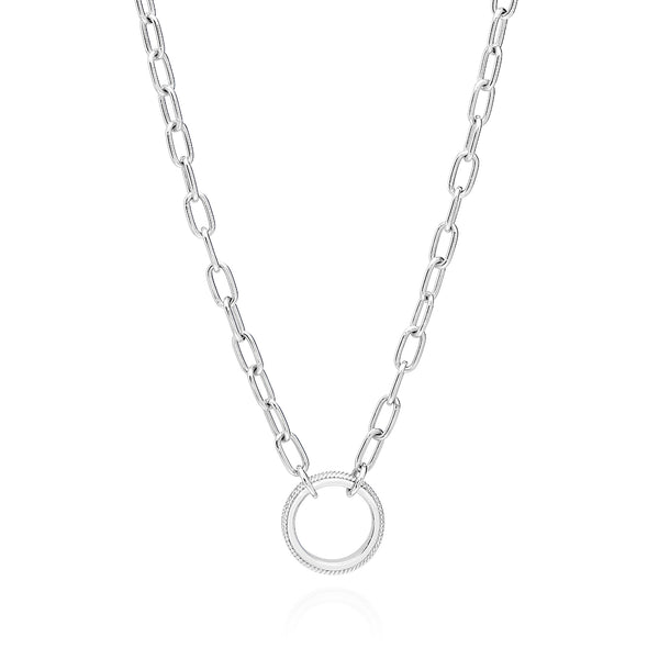 Anna Beck 925 sterling fashion silver charm Necklace